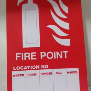 A3 Fire Point Signage